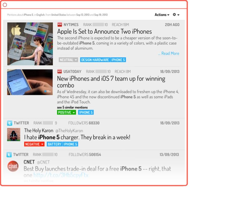 screenshot of Onclusive Social